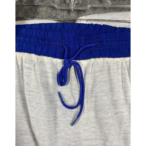VINTAGE Reebok Track Suit Mens XL Blue White Nylon Windbreaker 2 Piece 90s - Picture 14 of 15